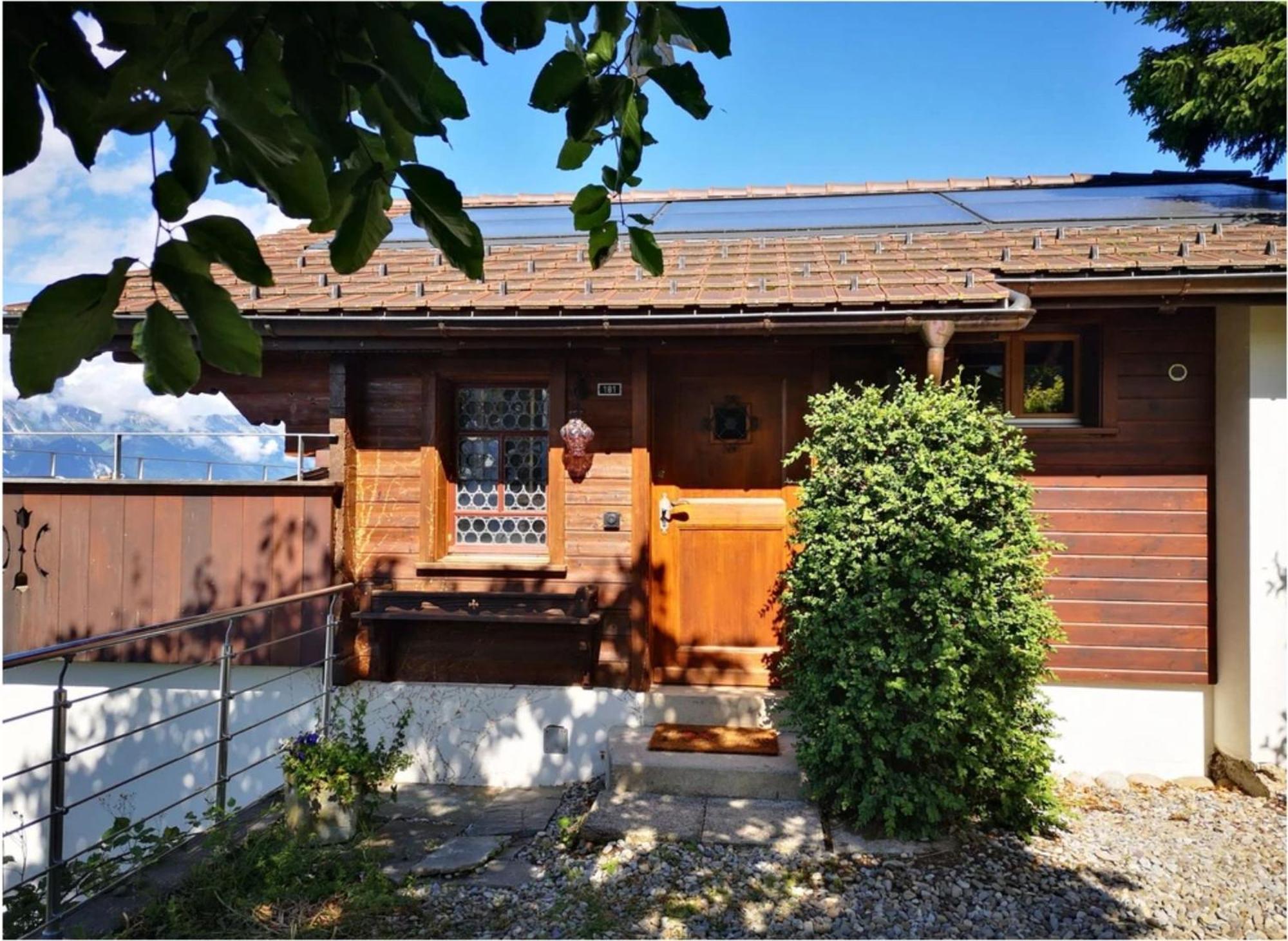 Chalet With View Of The Mountains And The Thun Lake ジーグリスヴィル エクステリア 写真
